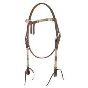 BROWBAND RAWHIDE HEADSTALL
