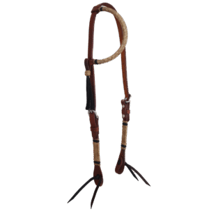 Rawhide Braided Harness Slip Ear Headstall